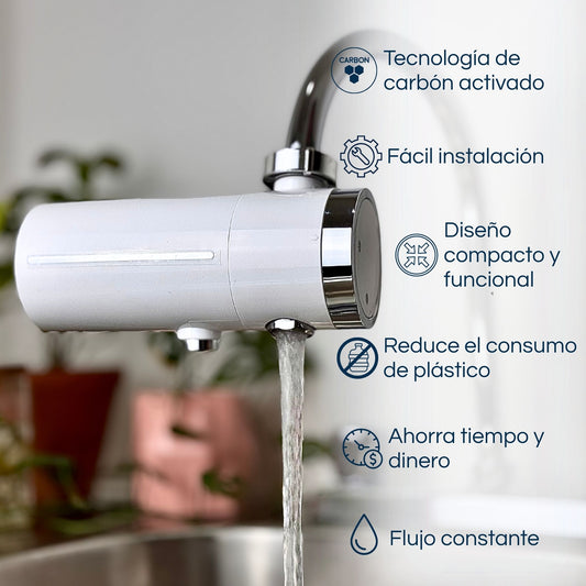 Bluespring: Filtro De Grifo Con Limpieza Profunda Y Sencilla