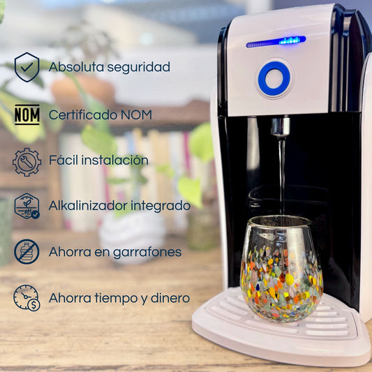 Agua Alcalina + Mineral + Ultra Filtro 4e + Botella Filtro