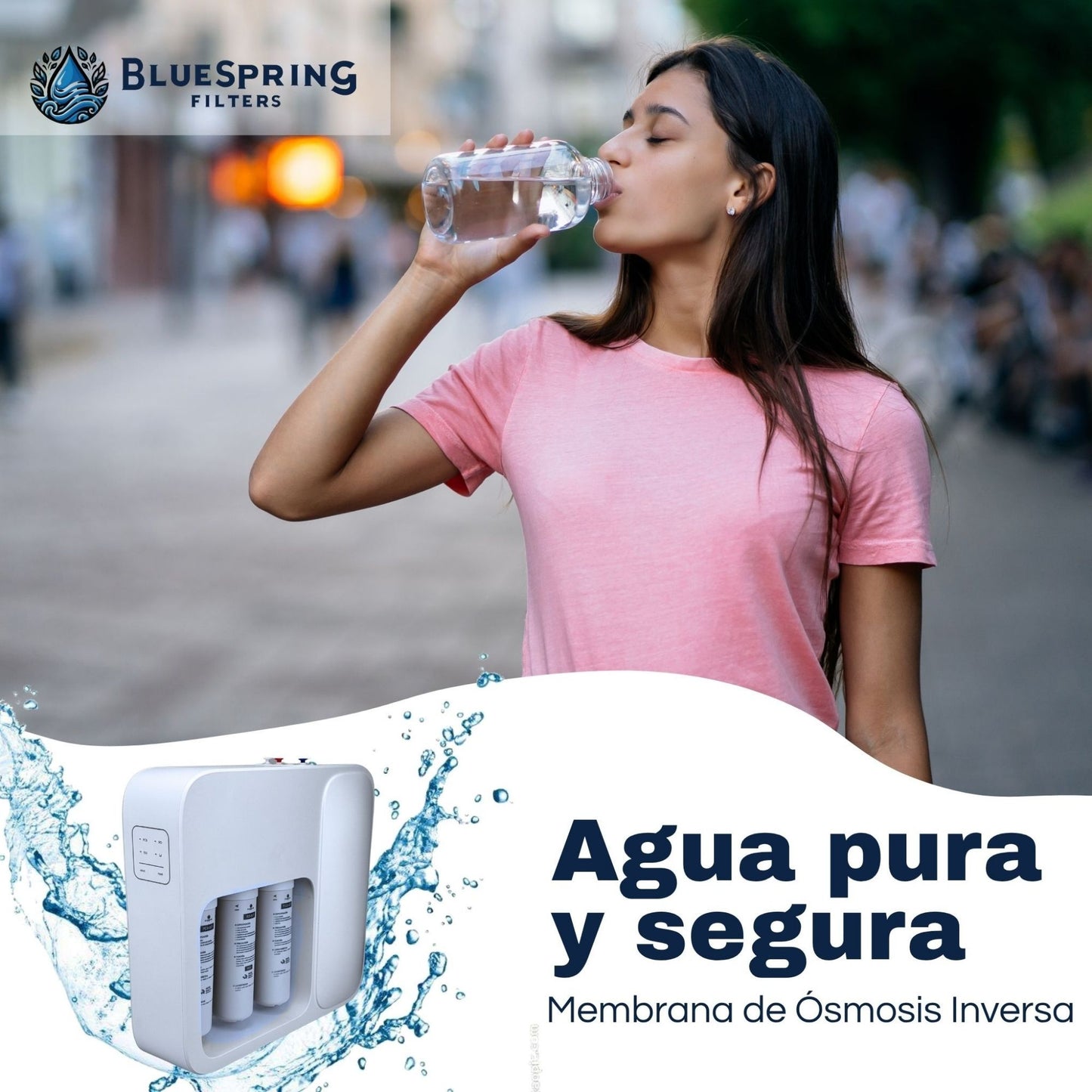 Filtro De Agua De Osmosis Inversa Con 5 Etapas Bluespring