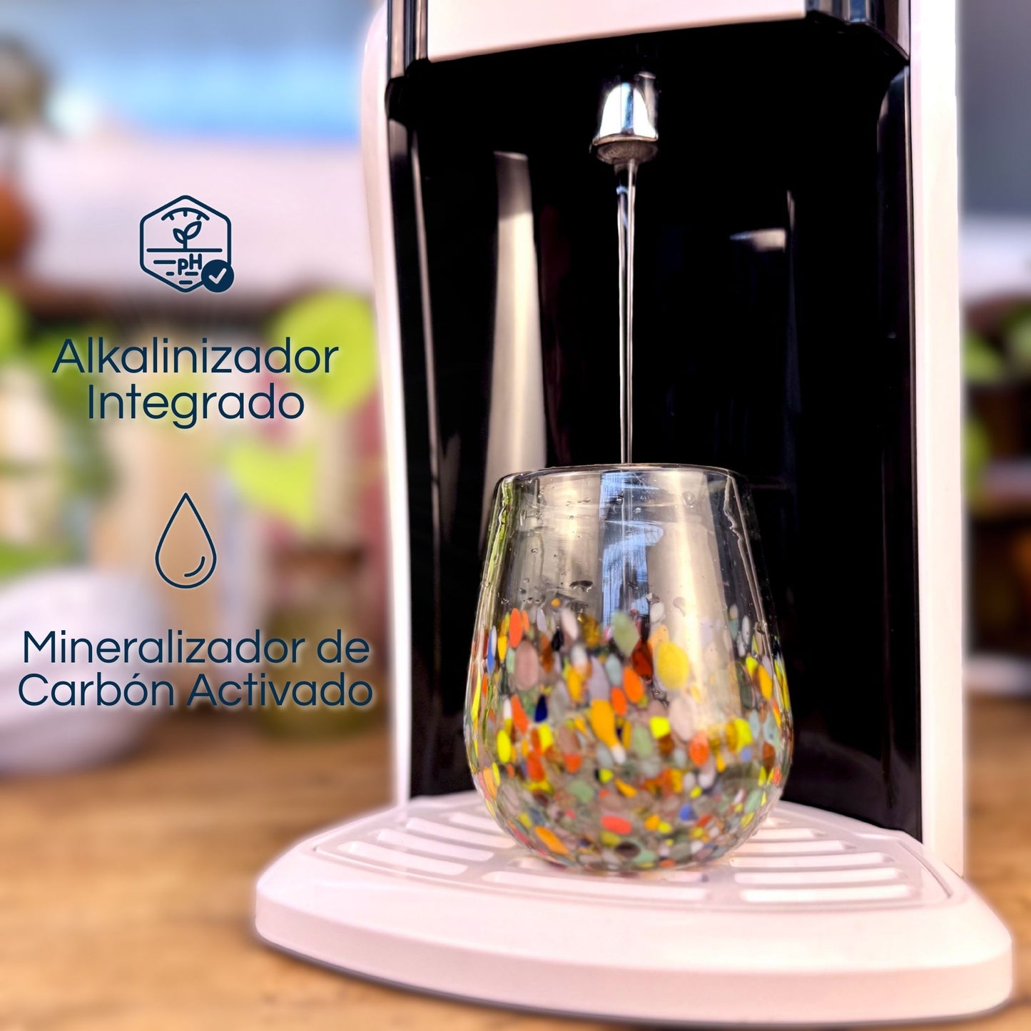 Agua Alcalina + Mineral + Ultra Filtro 4e + Botella Filtro