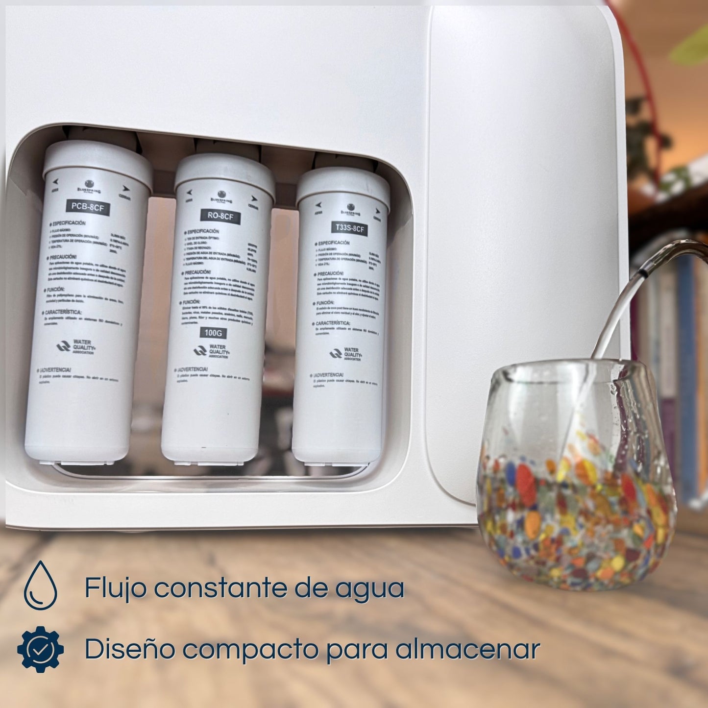 Filtro De Agua De Osmosis Inversa Con 5 Etapas Bluespring